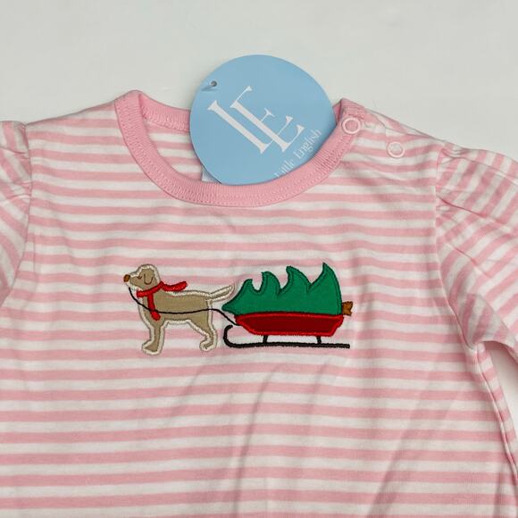 NWT Little English 12M Holiday Lab Romper - Picture 3 of 5